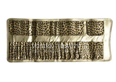 Công suất lớn Leopard Leopard Makeup Brush Roll Bag Pen Pen Case