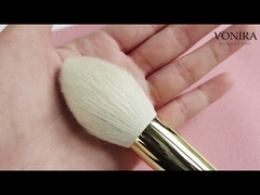 19 Pieces Natural Hair Makeup Artist Brushes Earth Friendly