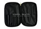 Portable Beauty Makeup Brush Case Cosmetic Bag With Compartments Black