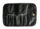 Travel Black Faux Leather Makeup Brush Case Túi giữ cuộn Công cụ túi