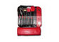 Bộ sưu tập đặc biệt Bộ cọ trang điểm Bộ quà tặng Mini Size Classic Red Buttoned Brush Case