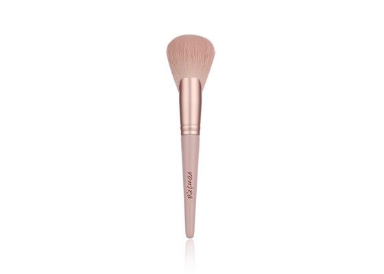 Vonira Beauty Bronzer Fan Brush Powder Brush With Luxury Faux Goat Hair Function Taklon PBT Synthetic Hair