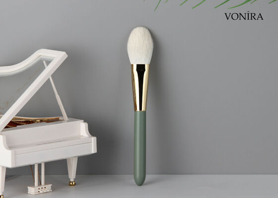 Vonira tùy chỉnh bán buôn tóc dê tự nhiên trang điểm mác đỏ bàn chải với dịch vụ nhãn riêng