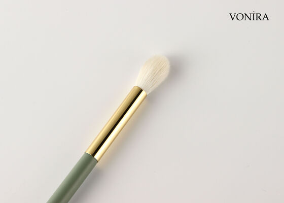 Vonira Custom Wholesale Natural White Goat Hair Fluffy Round Eye Blending Brush với dịch vụ nhãn riêng