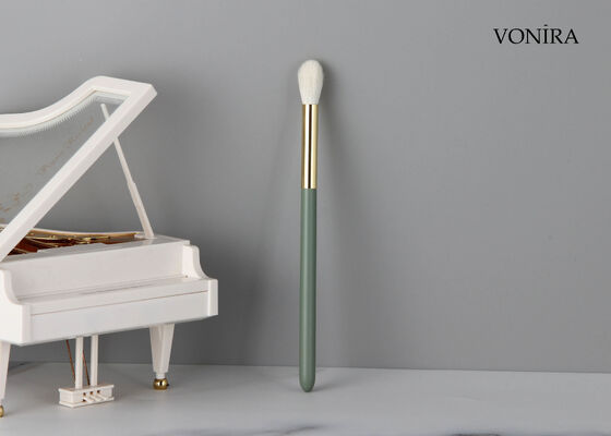 Vonira Custom Wholesale Natural White Goat Hair Fluffy Round Eye Blending Brush với dịch vụ nhãn riêng