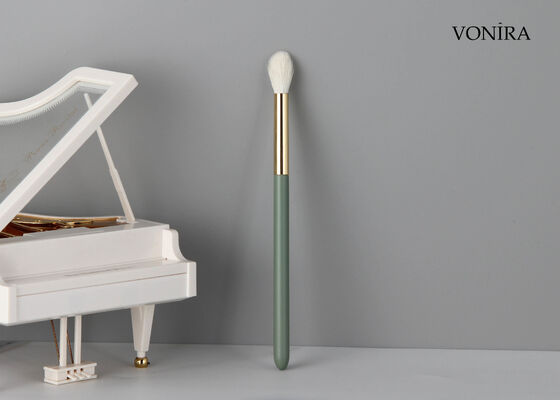 Vonira Bán buôn tùy chỉnh Cọ tán màu mắt hình nón bằng lông dê trắng tự nhiên với dịch vụ nhãn riêng