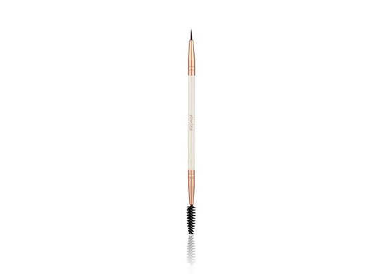 Vonira Beauty Dual Eyeliner Mascara Makeup Brush Double Ended With Aluminum Ferrule Birch Wooden Handle (Vonira làm đẹp đôi mắt)