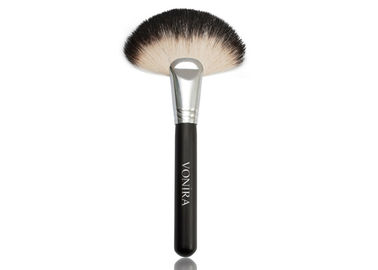Vonira Beauty Quạt lớn Bàn chải trang điểm lông dê / Tay cầm gỗ Bàn chải trang điểm cao cấp